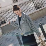 ショット丈Gジャン 韓国ファッション 夏服 | Sibra | 詳細画像4