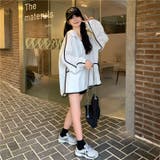 シアーブルゾン フード付き 韓国ファッション | Sibra | 詳細画像2 