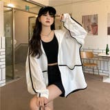 シアーブルゾン フード付き 韓国ファッション | Sibra | 詳細画像13 