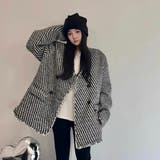 ツイードジャケット 韓国ファッション アウター | Sibra | 詳細画像2 