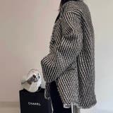 ツイードジャケット 韓国ファッション アウター | Sibra | 詳細画像13 