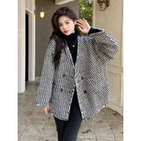 ツイードジャケット 韓国ファッション アウター | Sibra | 詳細画像25 