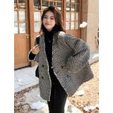 ツイードジャケット 韓国ファッション アウター | Sibra | 詳細画像26 