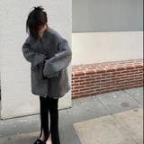 ツイードジャケット 韓国ファッション アウター | Sibra | 詳細画像8 