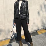 絶妙なお洒落。レザージャケット 韓国ファッション アウター | Sibra | 詳細画像10