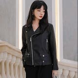 絶妙なお洒落。レザージャケット 韓国ファッション アウター | Sibra | 詳細画像20