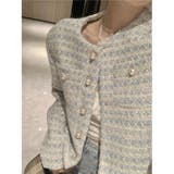 ツイード半袖ジャケット ショート丈コ-ト 春 | Sibra | 詳細画像27
