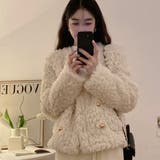 シャギージャケット 秋 韓国ファッション | Sibra | 詳細画像11