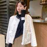 シャギージャケット 秋 韓国ファッション | Sibra | 詳細画像12