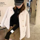 シャギージャケット 秋 韓国ファッション | Sibra | 詳細画像13