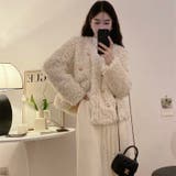 シャギージャケット 秋 韓国ファッション | Sibra | 詳細画像19