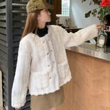 シャギージャケット 秋 韓国ファッション | Sibra | 詳細画像5