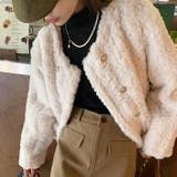 シャギージャケット 秋 韓国ファッション | Sibra | 詳細画像6