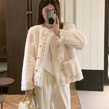 シャギージャケット 秋 韓国ファッション | Sibra | 詳細画像8