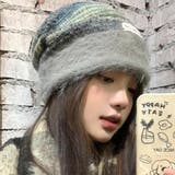 シャギー ニットキャップ 秋 | Sibra | 詳細画像3