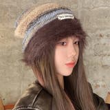シャギー ニットキャップ 秋 | Sibra | 詳細画像5