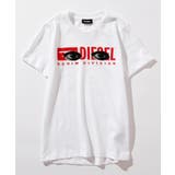 ホワイト | DIESEL ディーゼル プリント | SHIFFON