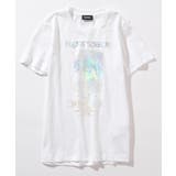 ホワイト | DIESEL ディーゼル プリント半袖Tシャツカットソー | SHIFFON