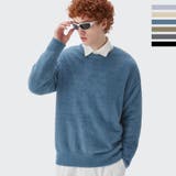 ブルー | INFLATION インフレーション モヘアネックセーター | SHIFFON 