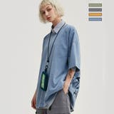 ブルー | INFLATION インフレーション ドロップスリーブ | SHIFFON 