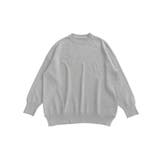 グレー | INFLATION インフレーション ラウンドネック | SHIFFON 