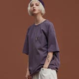 パープル | INFLATION インフレーション オーバーサイズ | SHIFFON