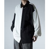 ブラック | Confirm コンファーム アシンメトリーキリカエ | SHIFFON 