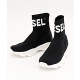 DIESEL ディーゼル ロゴプリントハイカットソックススニーカー | SHIFFON | 詳細画像9