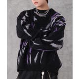 ブラック系 | Confirm コンファーム 総柄 | SHIFFON