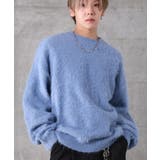 サックスブルー | Confirm コンファーム モヘアライク | SHIFFON