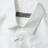 TOM REBL（トムレベル）マイクロポルカドットシャツ(ホワイト/ブラック) | SHIFFON  | 詳細画像7 