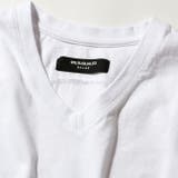 1PIU1UGUALE3 RELAX  箔ロゴVネックTシャツ | SHIFFON  | 詳細画像7 