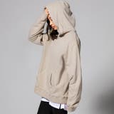 ベージュ | hummel(ヒュンメル) スウェットビッグパーカー(ベージュ ピンク | SHIFFON