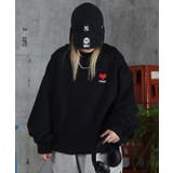 ILL S(イルズ)裏起毛 ハートワンポイント刺繍クルーネックスウェット | SHIFFON  | 詳細画像15 