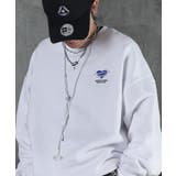 ILL S(イルズ)裏起毛 ハートワンポイント刺繍クルーネックスウェット | SHIFFON  | 詳細画像7 