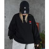 ILL S(イルズ)裏起毛 ハートワンポイント刺繍クルーネックスウェット | SHIFFON  | 詳細画像8 