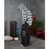 ILL S(イルズ)メタルプリント トライバルワイドスウェットパンツ | SHIFFON  | 詳細画像15 