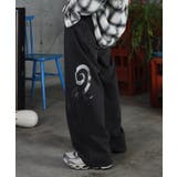 ILL S(イルズ)メタルプリント トライバルワイドスウェットパンツ | SHIFFON  | 詳細画像6 