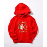 レッド | DIESEL ディーゼル ブランドロゴブリント長袖パーカーオーバーフーディー | SHIFFON