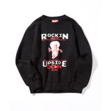 ブラック | DIESEL ディーゼル ブランドロゴ長袖スウェットプルオーバー | SHIFFON