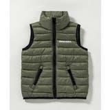 ダークグリーン | DIESEL ディーゼル ジップアップダウンベストジャケット | SHIFFON