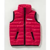 ピンク | DIESEL ディーゼル ジップアップダウンベストジャケット | SHIFFON