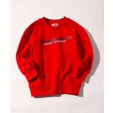 レッド | DIESEL ディーゼル ブランドロゴ長袖スウェットプルオーバー | SHIFFON