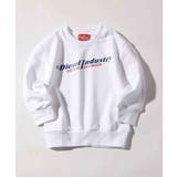 ホワイト | DIESEL ディーゼル ブランドロゴ長袖スウェットプルオーバー | SHIFFON