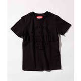 ブラック | DIESEL ディーゼル ブランドロゴ半袖Tシャツカットソー | SHIFFON