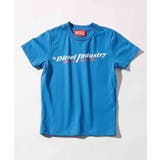 ブルー | DIESEL ディーゼル ブランドロゴ半袖Tシャツカットソー | SHIFFON