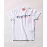 ホワイト | DIESEL ディーゼル ブランドロゴ半袖Tシャツカットソー | SHIFFON