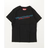 ブラック | DIESEL ディーゼル ブランドロゴ半袖Tシャツカットソー | SHIFFON