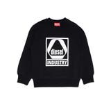 ブラック | DIESEL ディーゼル ブランドロゴスウェットプルオーバー | SHIFFON