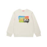 ホワイト | DIESEL ディーゼル ブランドロゴスウェットプルオーバー | SHIFFON